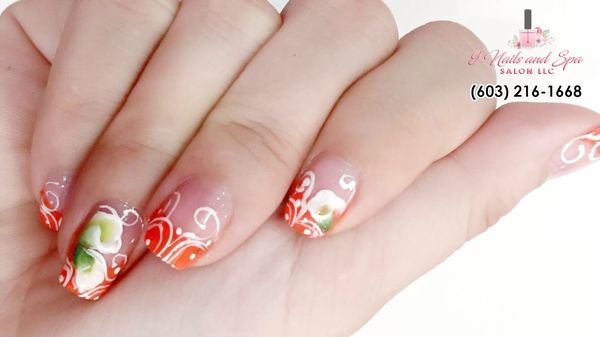 Manicure design at 9 Nails and Spa Salon LLC - Nails salon in Londonderry NH 03053