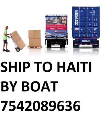 Ship to haiti by boat