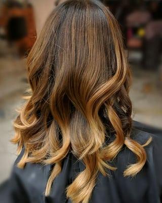 Honey balayage