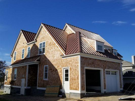 Standing seam copper roof installed in Beaufort NC!!