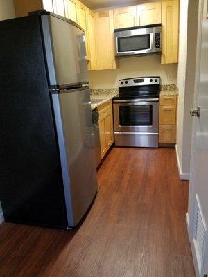 Kitchen of 1bed/1ba from dining room