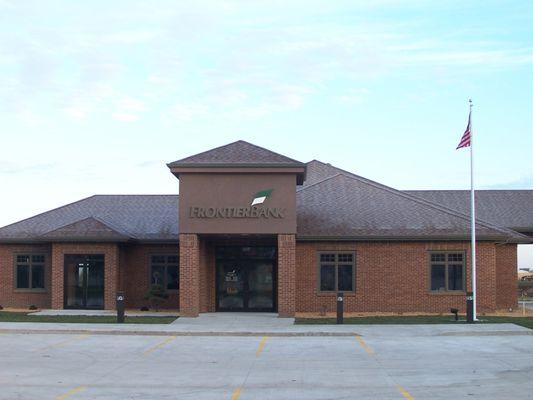 Frontier Bank in George, Iowa.