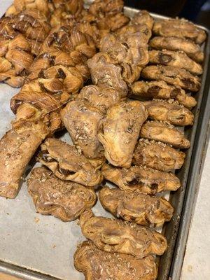 Pastries (Cinnamon Knots and Apple & Pecan Frangipane Empanadas)