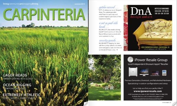 See our feature in the Summer 2013 issue of Carpinteria Magazine!