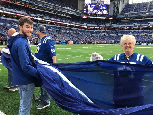 First Franchise Capital employees had a great time participating in the Banner Club for the Indianapolis Colts.