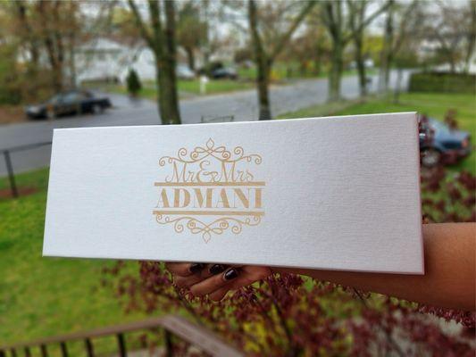 Engraved Cake Server Box