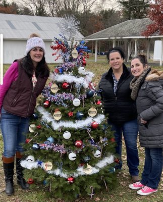 Alyce*Christine*Emily Decorated our Tree at the Festival of Lights at the West End Fairgrounds in Gilbert.