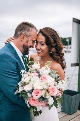 Bride and a groom