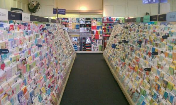 Lots of cards to choose from.