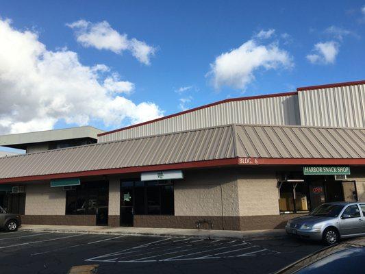 Building 6 (Beige building with the red orange/ rust color trim) at Harbor Center located at 98-023 Hekaha Street, Aiea HI 96701