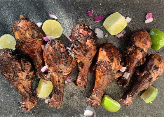 Jerk chicken drumsticks