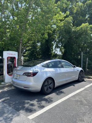 Thetford Street Tesla Supercharger in Asheville, NC