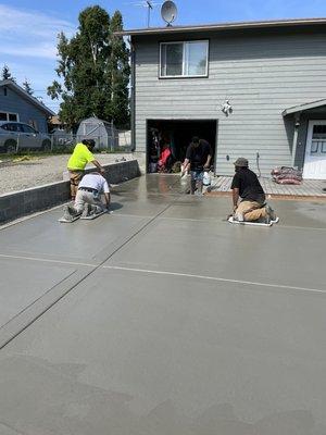 Concrete Finishing.