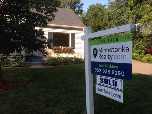 Minnetonka real estate Sold with Minnetonka Realty!