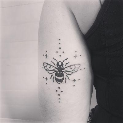 Ornamental Bee Tattoo