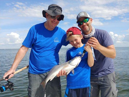 Redfish and smiles