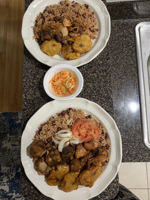 How it looks plated at home. All from 1 griot platter for $15