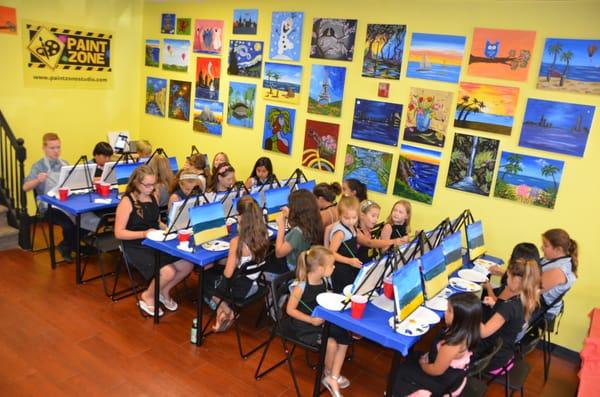 Birthday Painting Party in Rutherford, NJ