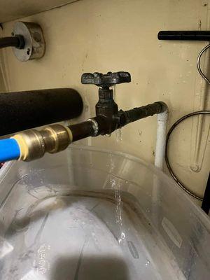 Water heater leak