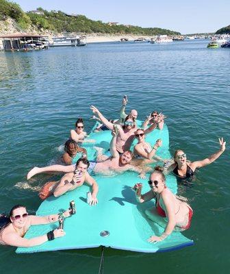 Hanging out on the lily pad in Devil's Cove