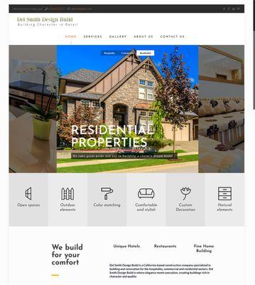 Construction Company Web Design San Francisco