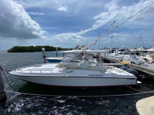 35' Contender in Coconut Grove. Not yet available