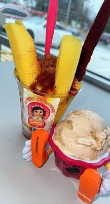 Mangonada sherbet and Gourmet ice cream