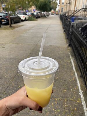 The cashew apple drink. $3