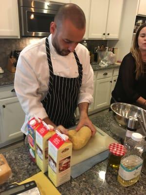 Pasta making class