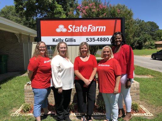 Team at Kelly Gillis State Farm