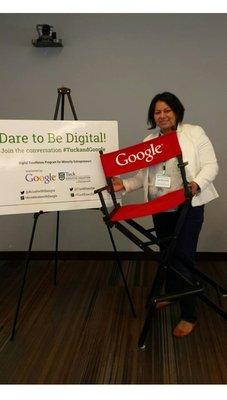 #TBT Griselda at the Dare to Be Digital Tuck & Google Business Training!