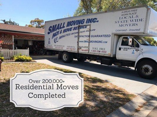 We will gladly move homes ranging from 1-10,000 square feet. Fully licensed and insured.