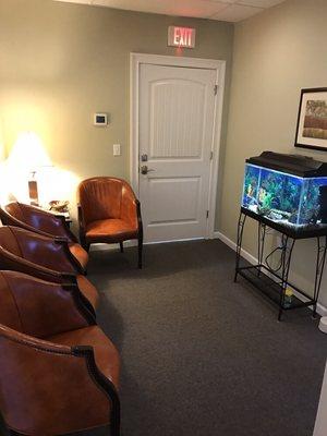 Comfortable and relaxing private waiting area @ Chece Psychological, LLC