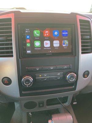 Installed Kenwood DMX47 - 2010 Nissan Frontier