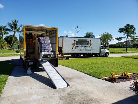 Rental truck load-up