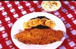 Fried fish meal with your choice of sides. Memphis caterer - Sanders Catering.