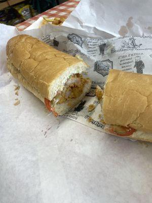 Shrimp poboy