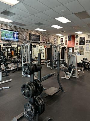 High low jungle gym and bench press