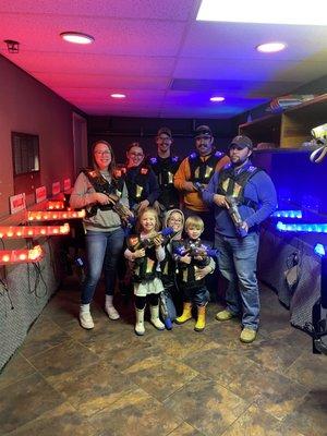 Laser tag as a group is always the best!