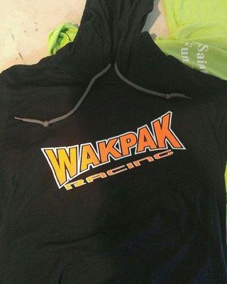 Wakpak Racing Long Sleeve T Shirt Hoodies.