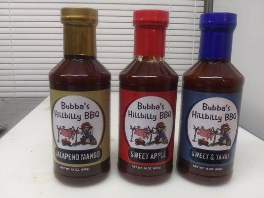 My homemade BBQ sauces