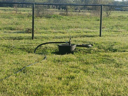 500 underground propane tank. 100% safe and will last many decades with proper testing!