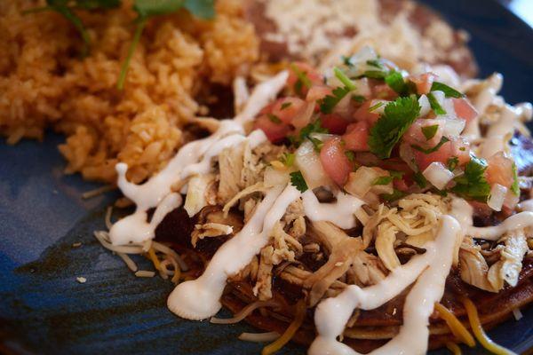 Enchiladas de Pollo