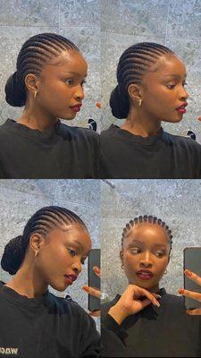 Cornrow braid