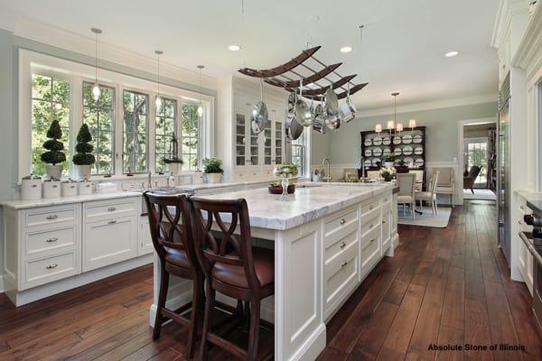 Kitchen countertops done by Absolute Stone of Illinois