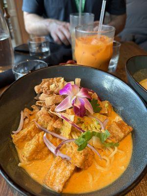 Khao Soi with Fried tofu