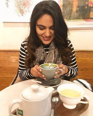 Find yourself someone who looks at you the way I look at matcha lattes ;) delicious and super cute coffee shop!