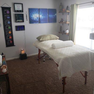 Reiki Room and Table