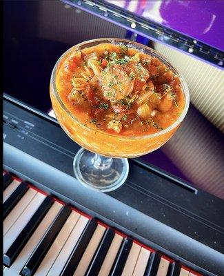 Louisiana Gumbo & our Dueling piano guys love it!