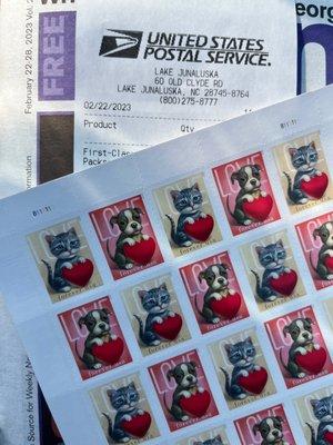 Love stamps